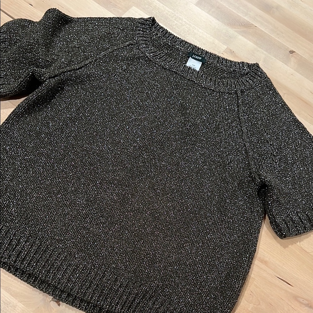 J. Crew Metallic Knit Sweater